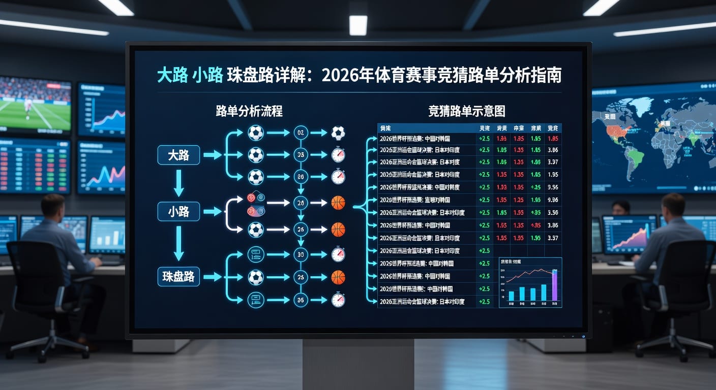大路小路珠盘路 乐鱼体育官网2026世界杯投注指南